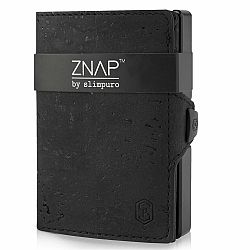Slimpuro ZNAP, portofel subțire, 8 cărți, compartiment pentru monede, 8,9 × 1,5 × 6,3 cm (L × Î × l), protecție RFID