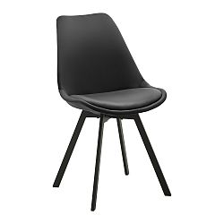 Židle Ze Sametu Mia - Černá