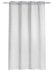 140x180 cm, stříbrný s geometrickým vzorem