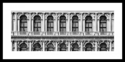 Ca'rezzonico Palazzo 80x40 cm, černobílý