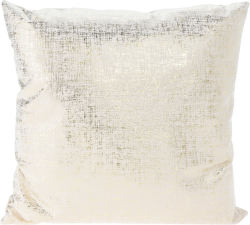 Cushion 45x45 cm, krémový lesklý