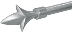 Spitze, stříbrná, 130-240 cm - pouze na osobní odběr
