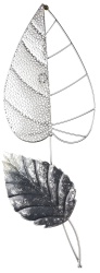 Stříbrné listy, 20x50 cm