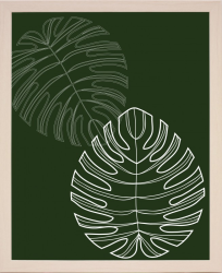 Tropické listy, 24x30 cm