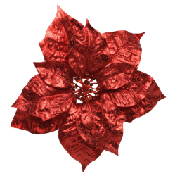 Vánoční hvězda 26 cm, červená