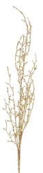 Vánoční větvička se třpytkami 69 cm, zlatá